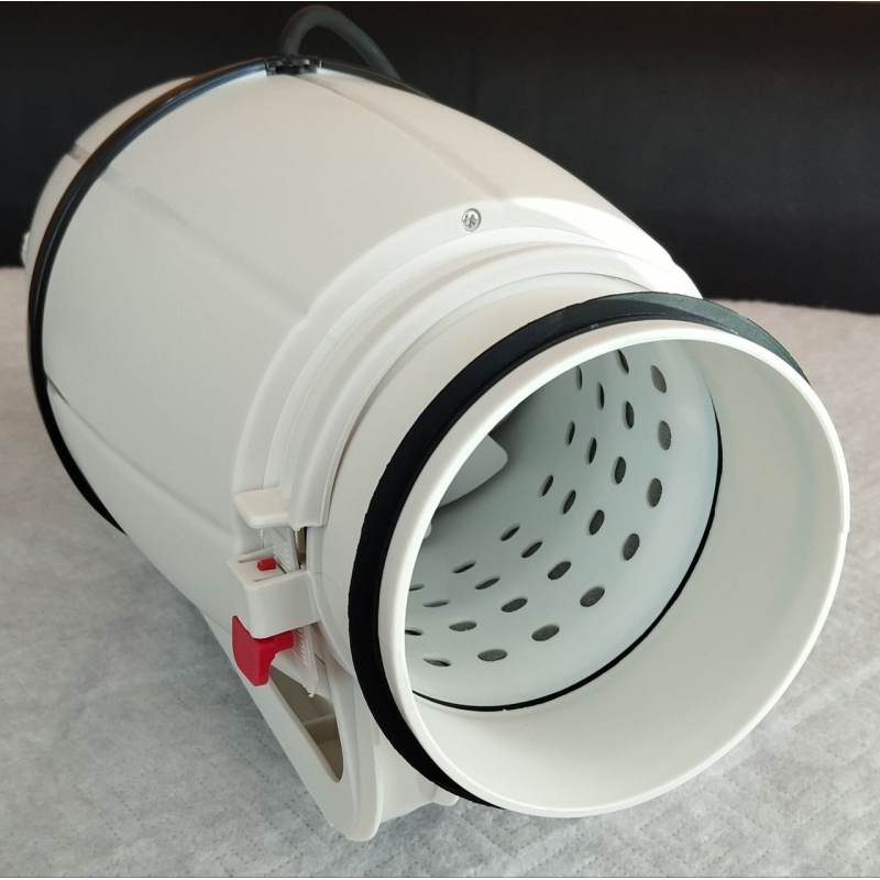 Тихий канальний вентилятор HF-125 silent в шумоізольованому виконанні