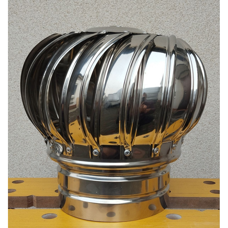 Турбодефлектор вентиляційний d160 вітровий вентилятор з нержавіючої сталі