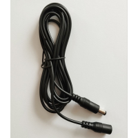 Подовжувальний кабель DC, 12V, 2 метра, кабель адаптера живлення 5.5х2.1mm, роз“єм «тато-мама»