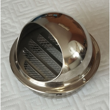 D120 зовнішня вентиляційна решітка ковпак дзеркальна н/ж 201 D120 зовнішня вентиляційна решітка ковпак дзеркальна н/ж 201