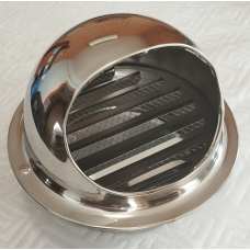 D150 зовнішня вентиляційна решітка ковпак дзеркальна н/ж 201 D150 зовнішня вентиляційна решітка ковпак дзеркальна н/ж 201