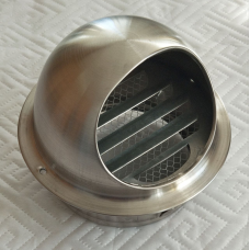 D120 решітка фасадна для вентиляції матова н/ж 201 D120 решітка фасадна для вентиляції матова н/ж 201