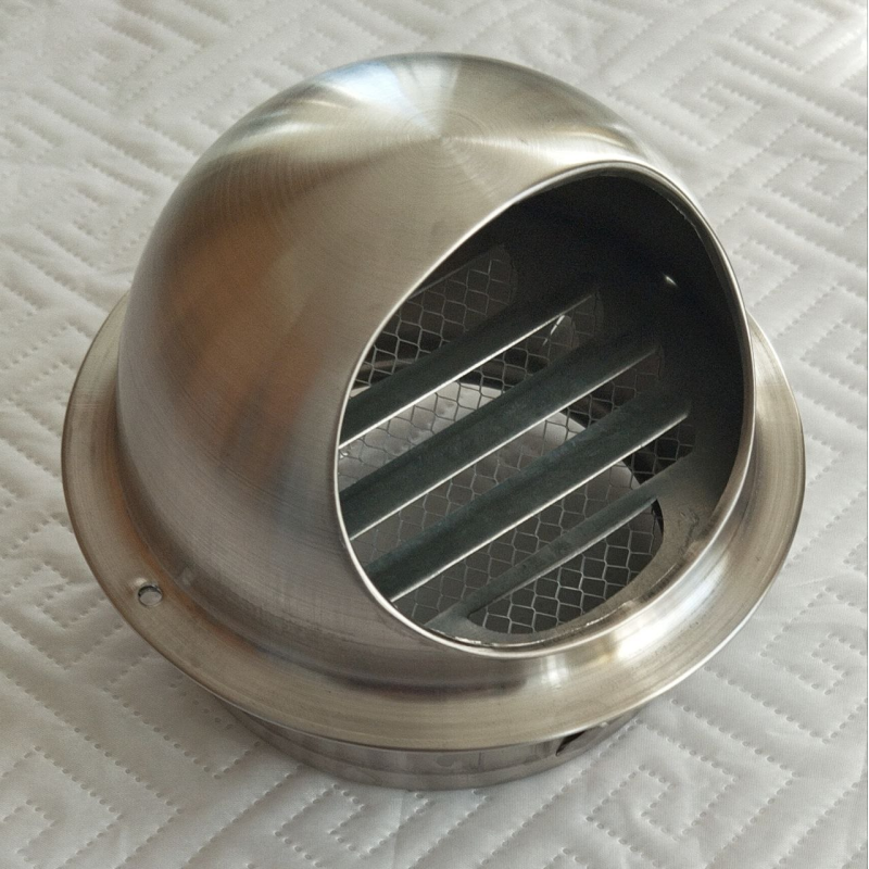 D120 решітка фасадна для вентиляції матова н/ж 201