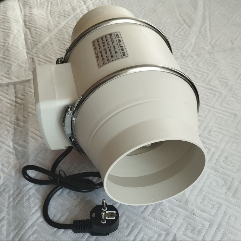 Вентилятор HF-125 канальний D 125 мм змішаного типу