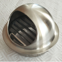 D150 решітка фасадна для вентиляції матова н/ж 201