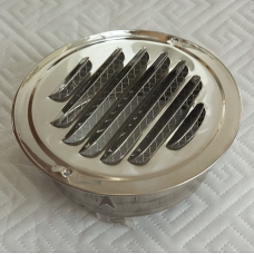 D120 решітка вентиляційна зовнішня дзеркальна н/ж 201 D120 решітка вентиляційна зовнішня дзеркальна н/ж 201